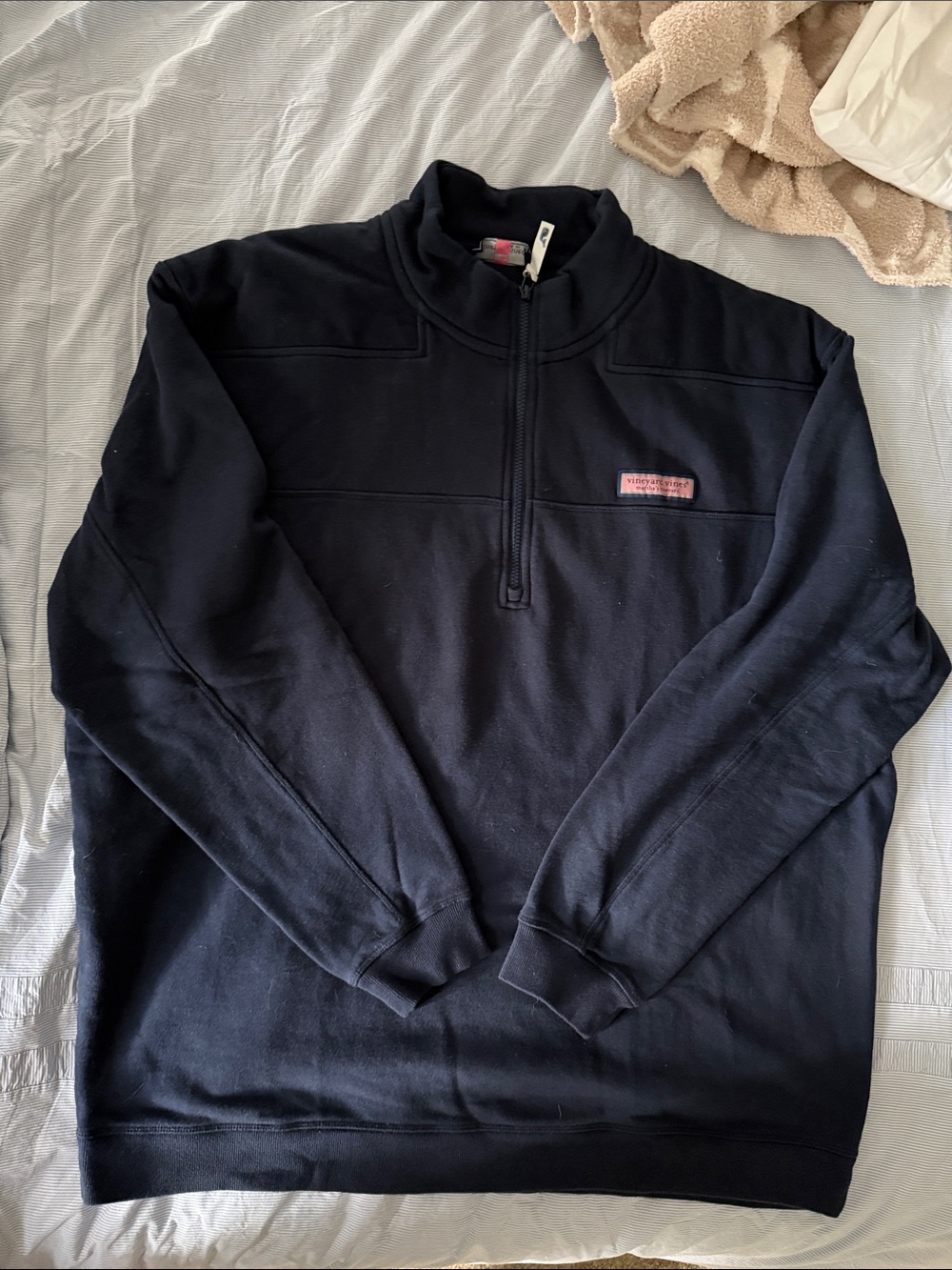 Vineyard Vines Navy Men’s Quarter-Zip Pullover